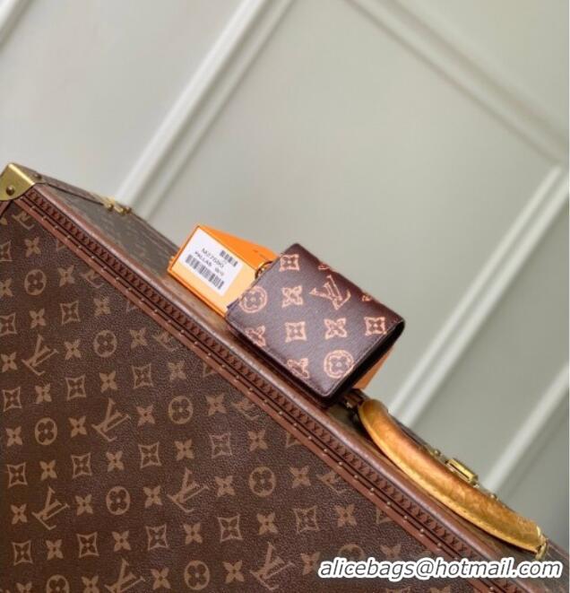 Buy Discount Louis Vuitton LV Charms Pocket Wallet in Monogram Original Canvas Dark Chocolate M27679 2026