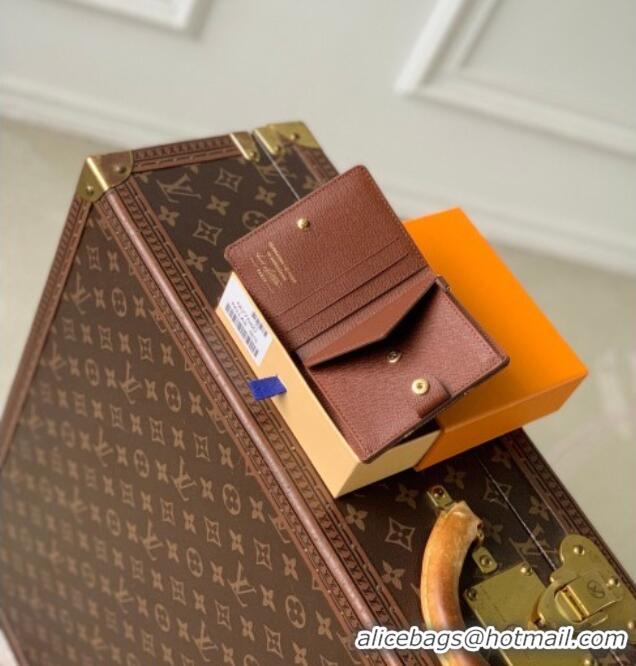 Buy Discount Louis Vuitton LV Charms Pocket Wallet in Monogram Original Canvas Dark Chocolate M27679 2026