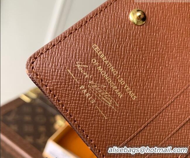 Buy Discount Louis Vuitton LV Charms Pocket Wallet in Monogram Original Canvas Dark Chocolate M27679 2026