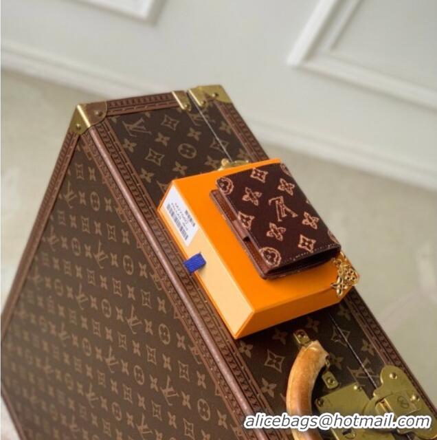 Buy Discount Louis Vuitton LV Charms Pocket Wallet in Monogram Original Canvas Dark Chocolate M27679 2026