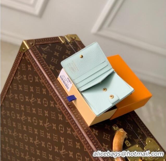 Good Product Louis Vuitton LV Charms Pocket Wallet in Monogram Origine Canvas Blue Courrier M27680 2026