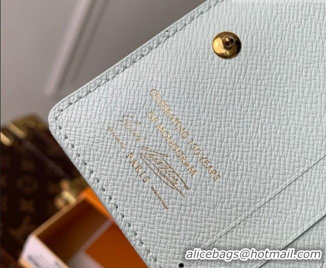 Good Product Louis Vuitton LV Charms Pocket Wallet in Monogram Origine Canvas Blue Courrier M27680 2026