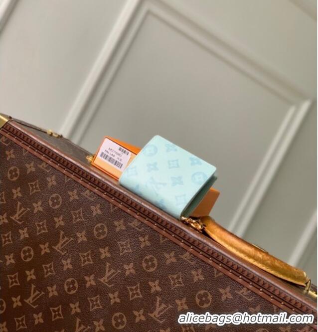 Good Product Louis Vuitton LV Charms Pocket Wallet in Monogram Origine Canvas Blue Courrier M27680 2026