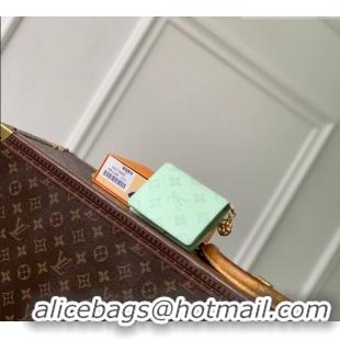 Top Grade Louis Vuitton LV Charms Pocket Wallet in Monogram Origine Canvas Asnières Green M27679 2026