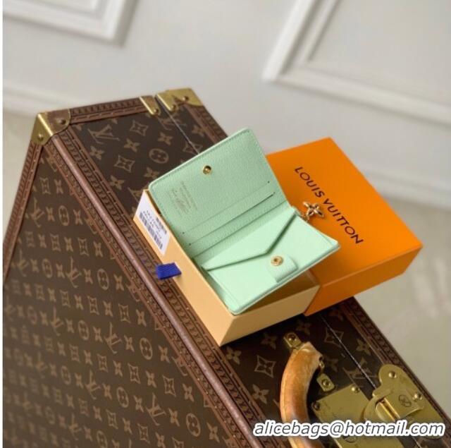 Top Grade Louis Vuitton LV Charms Pocket Wallet in Monogram Origine Canvas Asnières Green M27679 2026