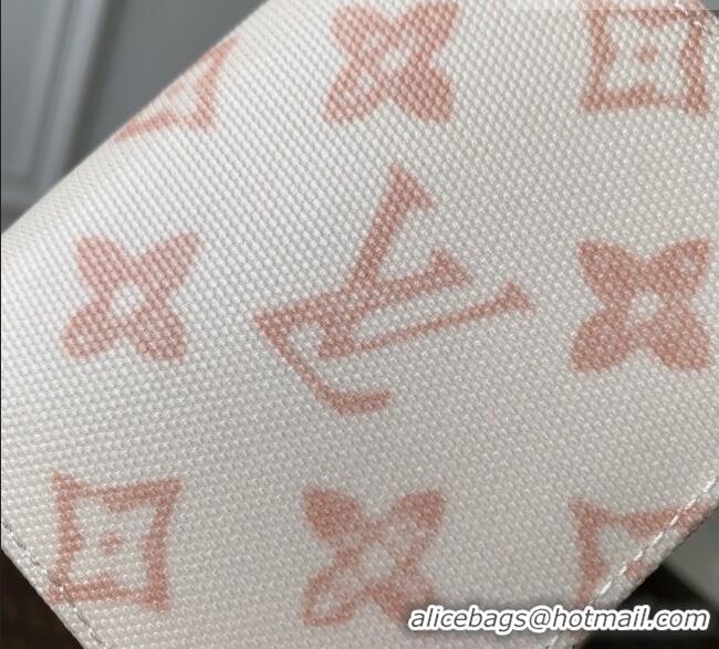 Best Price Louis Vuitton LV Charms Pocket Wallet in Monogram Origine Canvas Beige Linen M27680 2026