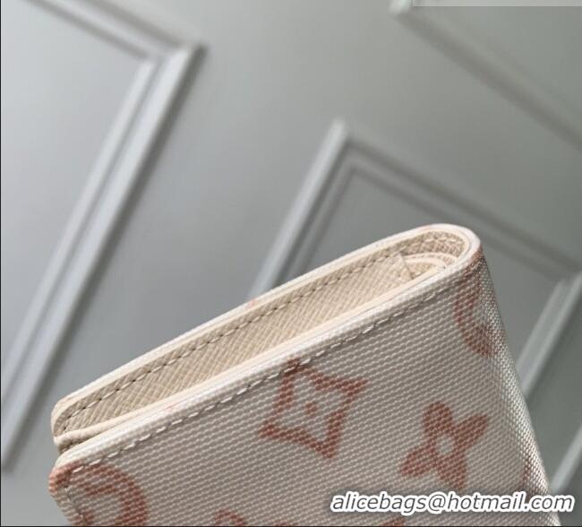 Best Price Louis Vuitton LV Charms Pocket Wallet in Monogram Origine Canvas Beige Linen M27680 2026