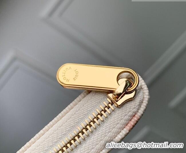 New Fashion Louis Vuitton Zippy Coin Purse Wallet in Monogram Original Canvas Beige Linen M27721 2026