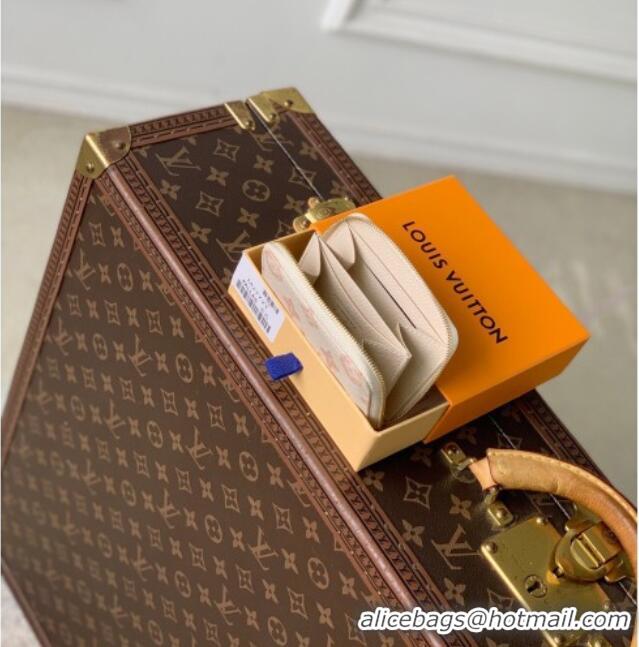 New Fashion Louis Vuitton Zippy Coin Purse Wallet in Monogram Original Canvas Beige Linen M27721 2026