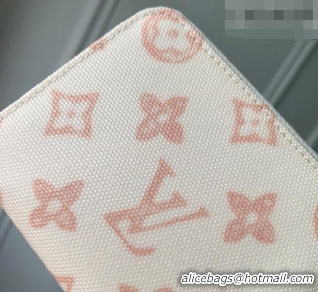 New Fashion Louis Vuitton Zippy Coin Purse Wallet in Monogram Original Canvas Beige Linen M27721 2026