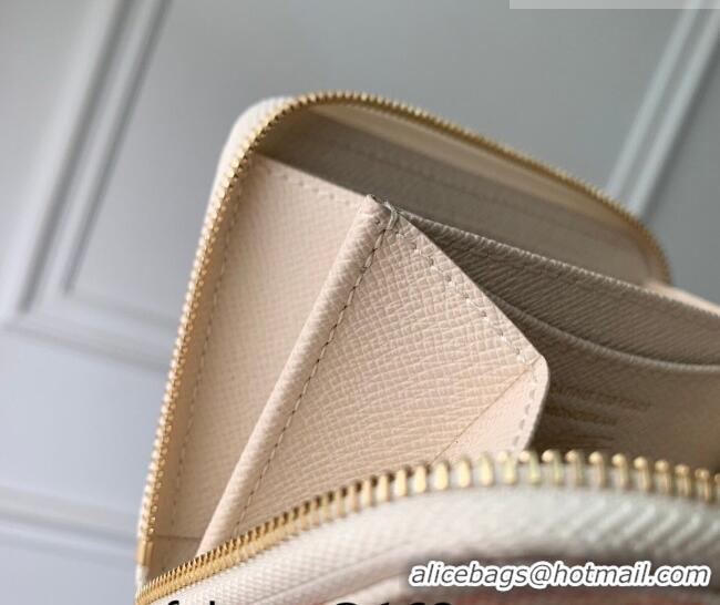 New Fashion Louis Vuitton Zippy Coin Purse Wallet in Monogram Original Canvas Beige Linen M27721 2026