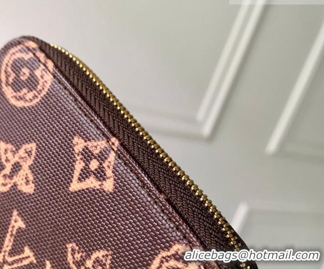 Best Grade Louis Vuitton Zippy Coin Purse Wallet in Monogram Original Canvas Dark Chocolate M27721 2026