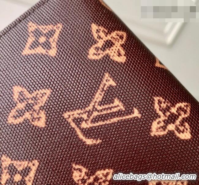 Best Grade Louis Vuitton Zippy Coin Purse Wallet in Monogram Original Canvas Dark Chocolate M27721 2026