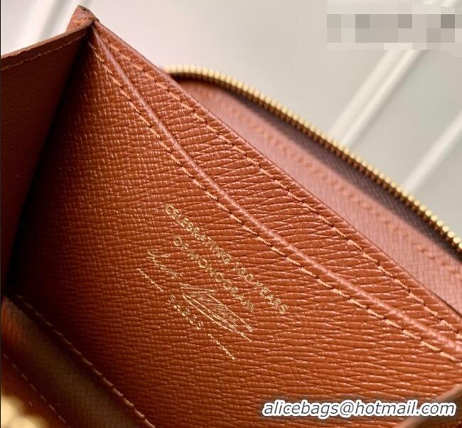 Best Grade Louis Vuitton Zippy Coin Purse Wallet in Monogram Original Canvas Dark Chocolate M27721 2026