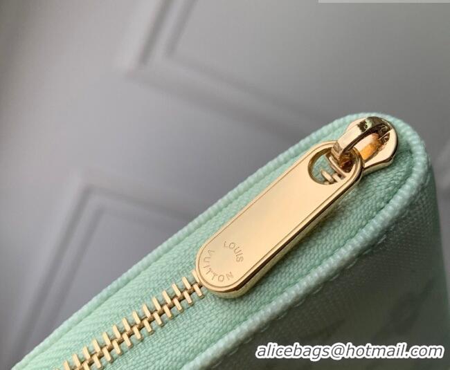 Classic Cheap Louis Vuitton Zippy Coin Purse Wallet in Monogram Origine Canvas Asnières Green M27721 2026