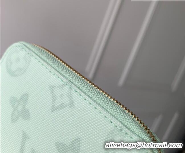 Classic Cheap Louis Vuitton Zippy Coin Purse Wallet in Monogram Origine Canvas Asnières Green M27721 2026