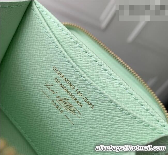 Classic Cheap Louis Vuitton Zippy Coin Purse Wallet in Monogram Origine Canvas Asnières Green M27721 2026