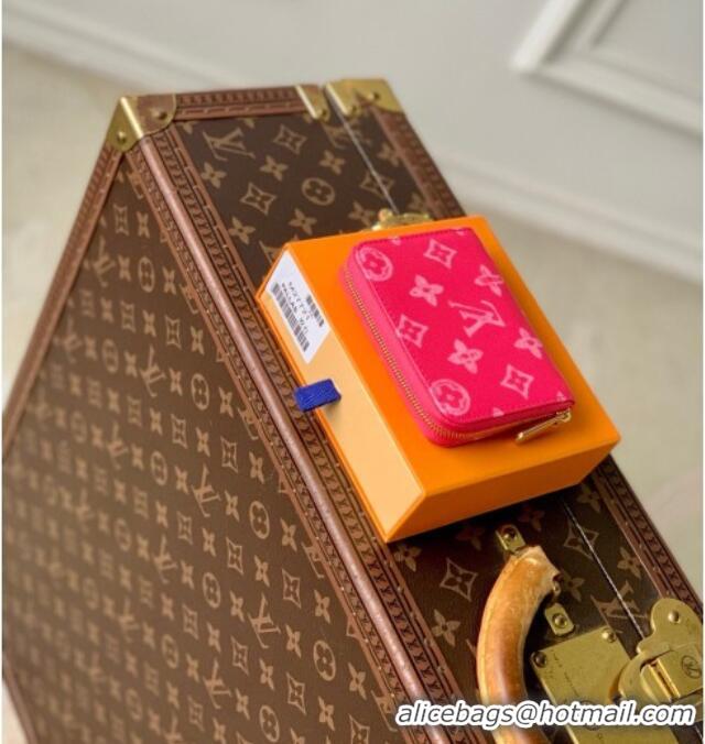 Cheapest Louis Vuitton Zippy Coin Purse Wallet in Monogram Original Canvas Rose Ruban Pink M27721 2026
