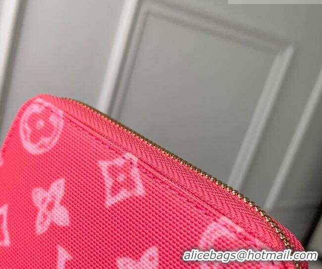 Cheapest Louis Vuitton Zippy Coin Purse Wallet in Monogram Original Canvas Rose Ruban Pink M27721 2026