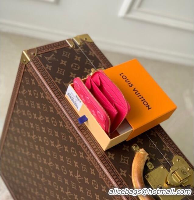 Cheapest Louis Vuitton Zippy Coin Purse Wallet in Monogram Original Canvas Rose Ruban Pink M27721 2026