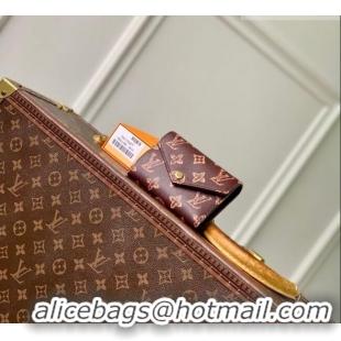 Well Crafted Louis Vuitton Victorine Wallet in Monogram Origine Canvas Dark Chocolate M27681 2026