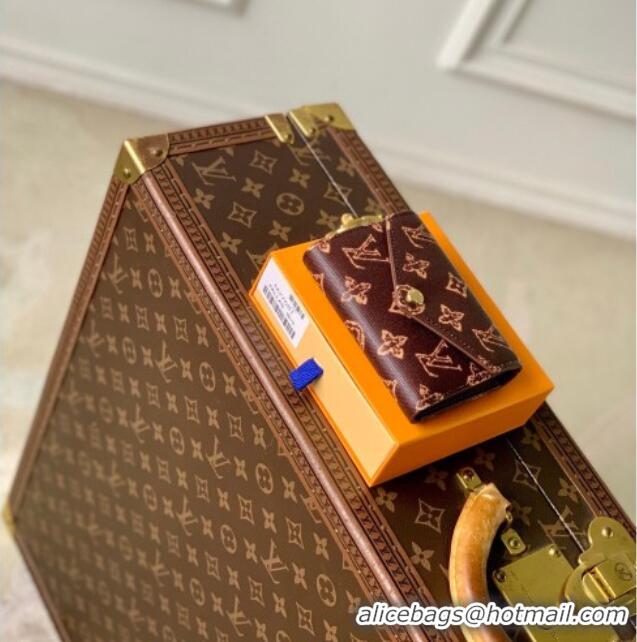 Well Crafted Louis Vuitton Victorine Wallet in Monogram Origine Canvas Dark Chocolate M27681 2026