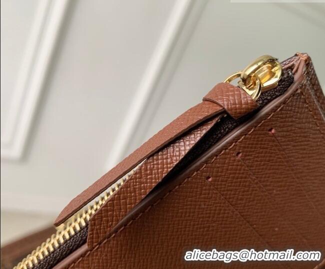 Well Crafted Louis Vuitton Victorine Wallet in Monogram Origine Canvas Dark Chocolate M27681 2026
