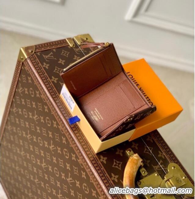 Well Crafted Louis Vuitton Victorine Wallet in Monogram Origine Canvas Dark Chocolate M27681 2026