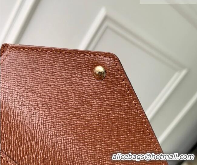 Well Crafted Louis Vuitton Victorine Wallet in Monogram Origine Canvas Dark Chocolate M27681 2026