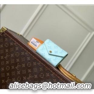 Famous Brand Louis Vuitton Victorine Wallet in Monogram Origine Canvas Blue Courrier M27682 2026
