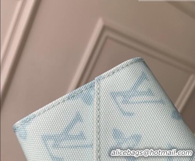 Famous Brand Louis Vuitton Victorine Wallet in Monogram Origine Canvas Blue Courrier M27682 2026
