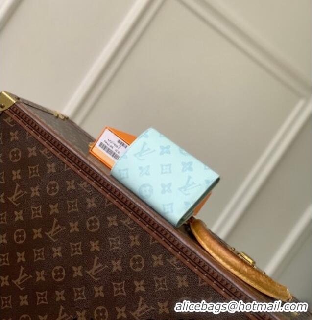 Famous Brand Louis Vuitton Victorine Wallet in Monogram Origine Canvas Blue Courrier M27682 2026