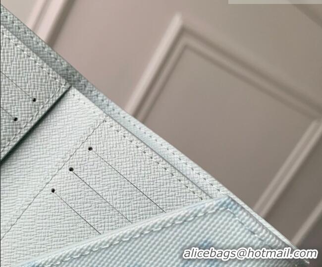 Famous Brand Louis Vuitton Victorine Wallet in Monogram Origine Canvas Blue Courrier M27682 2026