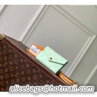 Top Grade Louis Vuitton Victorine Wallet in Monogram Origine Canvas Asnières Green M27681 2026