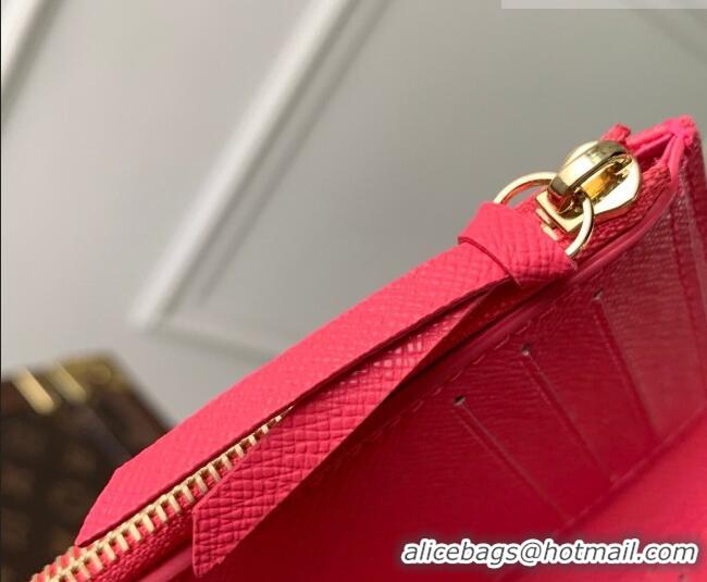 Super Quality Louis Vuitton Victorine Wallet in Monogram Original Canvas Rose Ruban Pink M27681 2026