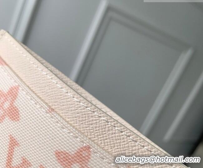 Buy Discount Louis Vuitton Card Holder in Monogram Original Canvas Beige Linen M27753 2026