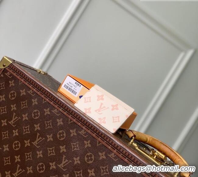 Buy Discount Louis Vuitton Card Holder in Monogram Original Canvas Beige Linen M27753 2026