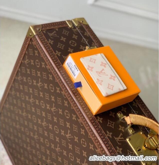 Buy Discount Louis Vuitton Card Holder in Monogram Original Canvas Beige Linen M27753 2026