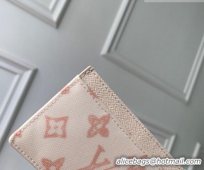 Buy Discount Louis Vuitton Card Holder in Monogram Original Canvas Beige Linen M27753 2026