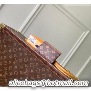 Discount Louis Vuitton Card Holder in Monogram Origine Canvas Dark Chocolate M27753 2026