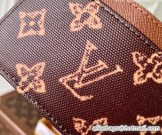 Discount Louis Vuitton Card Holder in Monogram Origine Canvas Dark Chocolate M27753 2026