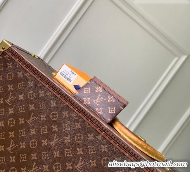 Discount Louis Vuitton Card Holder in Monogram Origine Canvas Dark Chocolate M27753 2026