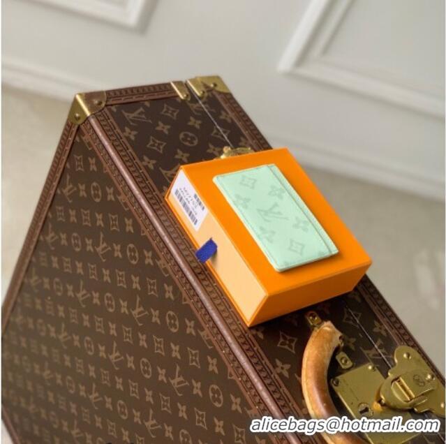 Best Product Louis Vuitton Card Holder in Monogram Origine Canvas Asnières Green M27753 2026