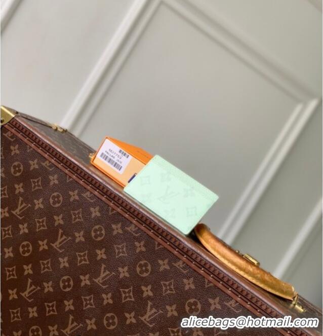 Best Product Louis Vuitton Card Holder in Monogram Origine Canvas Asnières Green M27753 2026