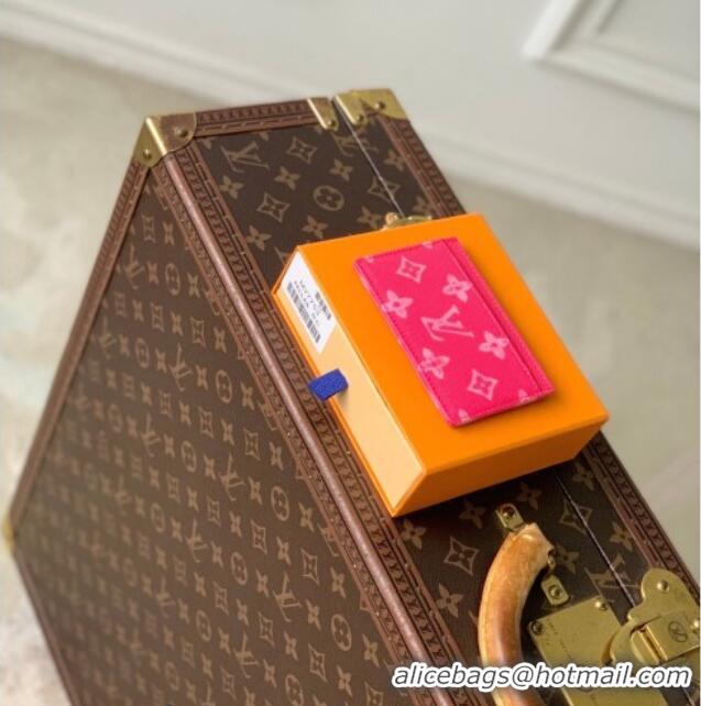 Top Design Louis Vuitton Card Holder in Monogram Origine Canvas Rose Ruban Pink M27754 2026