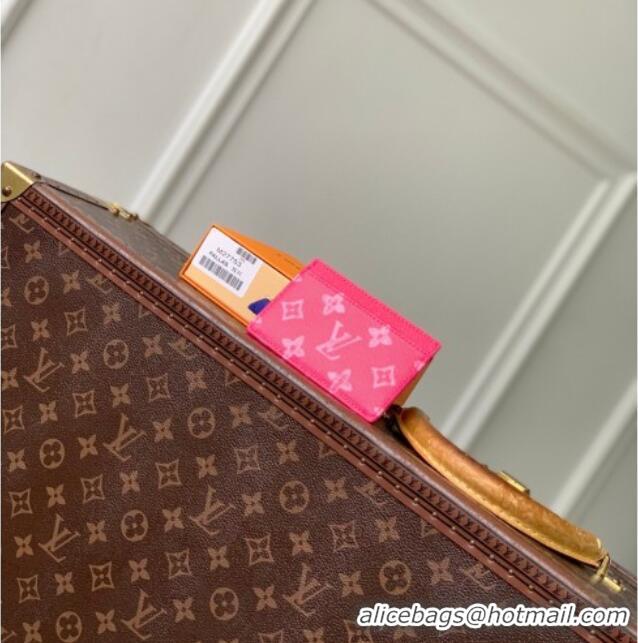 Top Design Louis Vuitton Card Holder in Monogram Origine Canvas Rose Ruban Pink M27754 2026