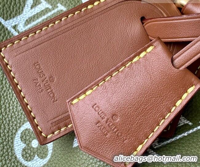 Grade Quality Louis Vuitton Speedy P9 Bandoulière 40 Bag in Calf Leather Green Sencha M15244 2026