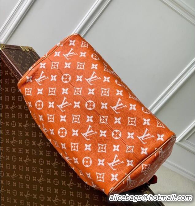 Best Price Louis Vuitton Speedy P9 Bandoulière 40 Bag in Calf Leather M24417 Orange 2026