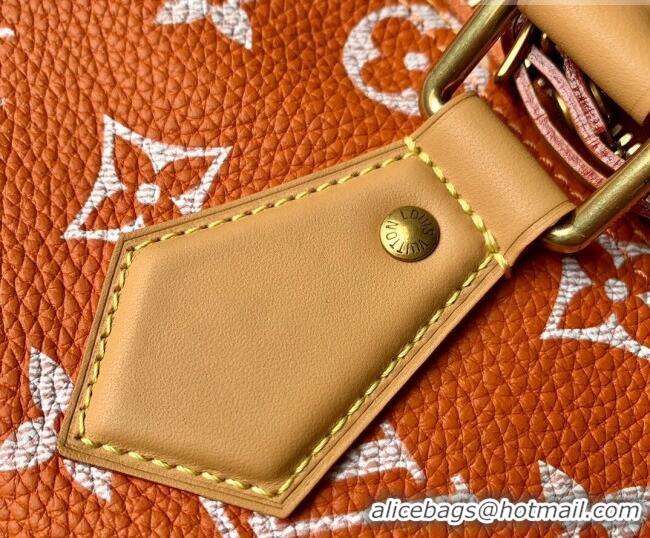 Best Price Louis Vuitton Speedy P9 Bandoulière 40 Bag in Calf Leather M24417 Orange 2026