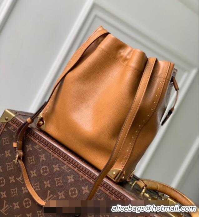Big Discount Louis Vuitton Noé Trunk Bucket bag in Calfskin leather M29131 Tan Brown 2026